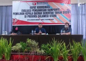Bawaslu Sulut Tidak Miliki Kewenangan Tindak Pelanggaran Protokol Kesehatan