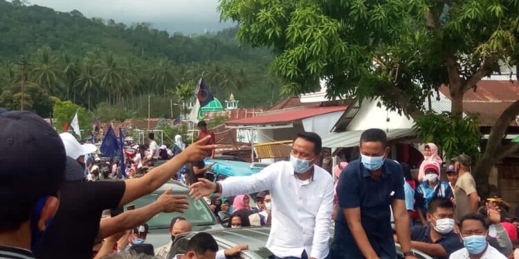 Di Nuangan, Ribuan Warga Sambut SSM-OPPO