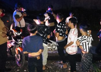 Tim Anoa Bubarkan Kerumunan Pemuda di Upai, Bilalang dan Poopo