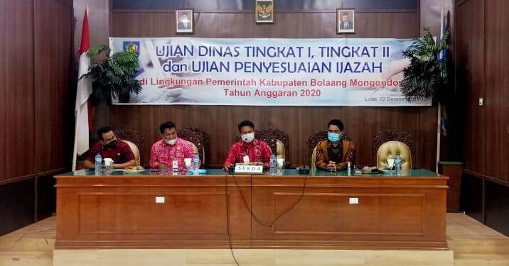 Tahlis Gallang Buka Ujian Dinas dan Ujian Penyesuaian Ijazah PNS