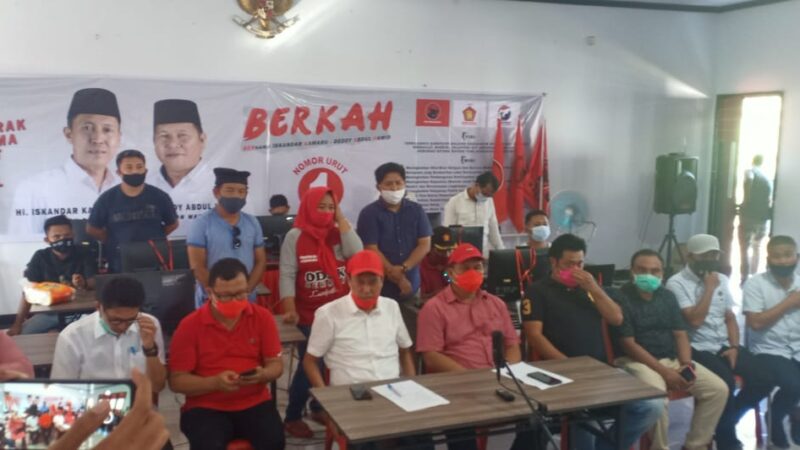 Rayakan Kemenangan, Pendukung BERKAH Tetap Patuhi Prokes