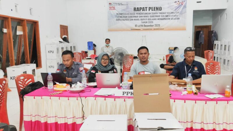 PPK Pinolosian Gelar Pleno Tingkat Kecamatan