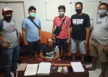 Pelaku Togel di Passi Barat Dibekuk Resmob