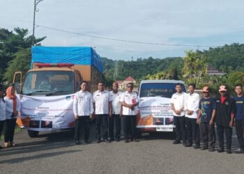 Pemkab Bolsel Kirim Bantuan Korban Erupsi Gunung Ruang Sitaro