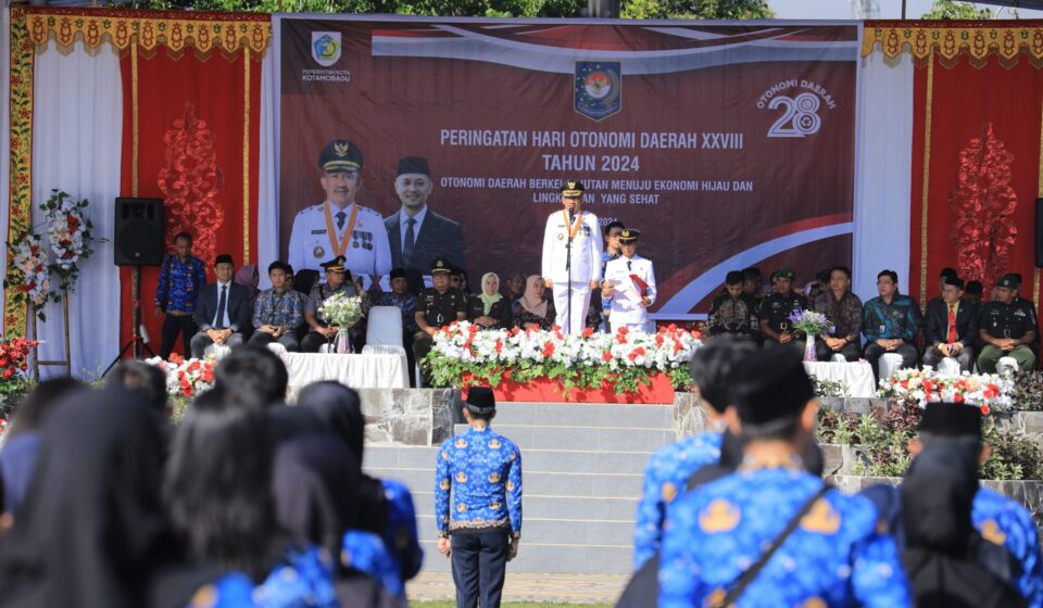 Pj. Walikota Kotamobagu Irup Upacara Peringatan Hari OTDA, Hari Kartini serta Apel Korpri Pemkot Kotamobagu