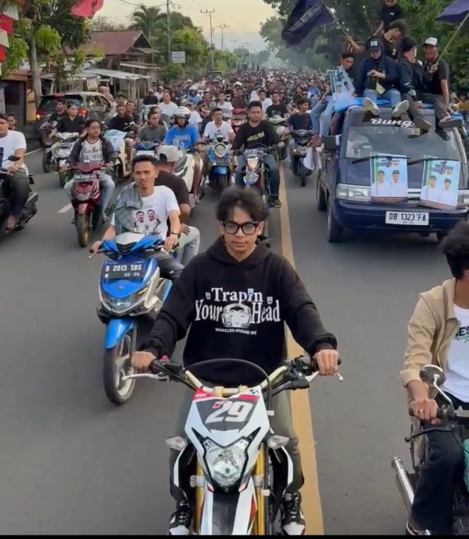 
Milenial MESRA gelar show force ajak dukung YSK- Victory.