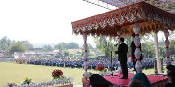 Jadi Irup Peringatan Sumpah Pemuda, Pj. Walikota Kotamobagu Bacakan Sambutan Menpora RI