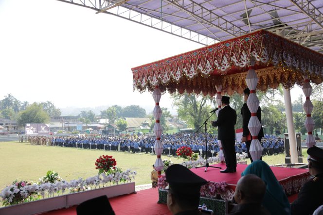 
Jadi Irup Peringatan Sumpah Pemuda, Pj. Walikota Kotamobagu Bacakan Sambutan Menpora RI