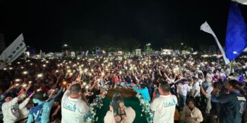 Meiddy- Syarif Ajak Pendukung Menangkan YSK- Victory di Pilgub Sulut, 7 Ribu Orang Sesaki Lapangan Sinindian