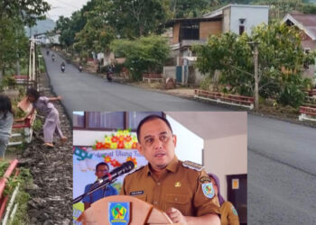 Belasan Tahun Rusak Parah, Bupati Yusra Bikin Jalan Desa Tungoi Mulus