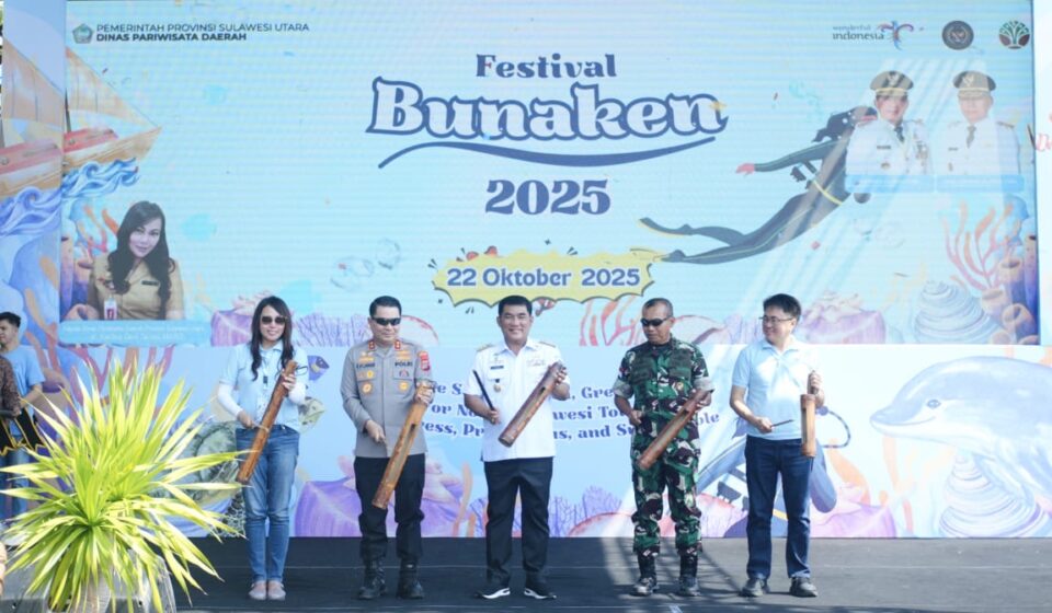 Buka Festival Bunaken 2025, Gubernur YSK Dorong Pariwisata, Perkuat Ekonomi dan Identitas Budaya Sulut