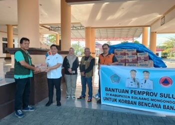 YSK Peduli Bencana Bolmong, Wabup Don Ucapkan Terima Kasih, Bantuan Langsung Disalurkan ke Warga