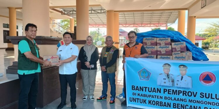 YSK Peduli Bencana Bolmong, Wabup Don Ucapkan Terima Kasih, Bantuan Langsung Disalurkan ke Warga