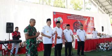 Bupati Iskandar Kamaru Resmikan Aplikasi Transportasi Online B-RIDE