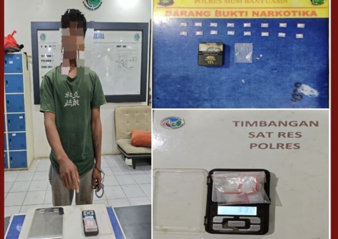 
Satres Narkoba Polres Muba Bekuk Tiga Pengedar Sabu dan Ekstasi, Ini Identitas Mereka