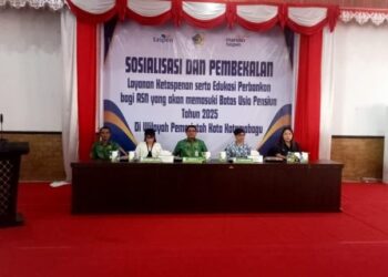 Pemkot Kotamobagu dan PT Taspen Beri ASN Pemahaman Tentang HAK Pensiun