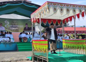 Berkolaborasi Dengan Kemenag, Pemkab Bolmong Perdana Gelar Upacara Peringatan Hari Santri Nasional