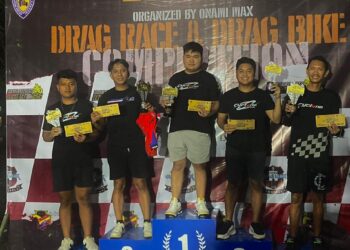 Dua Kali Naik Podium di Drag Race 2025 Suwawa Squad 99%, Ain Gallang Cetak Rekor