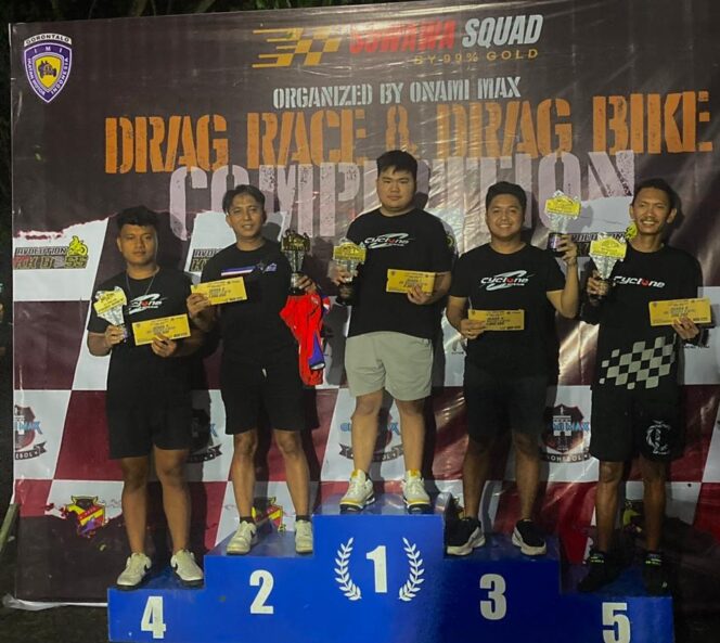
Dua Kali Naik Podium di Drag Race 2025 Suwawa Squad 99%, Ain Gallang Cetak Rekor
