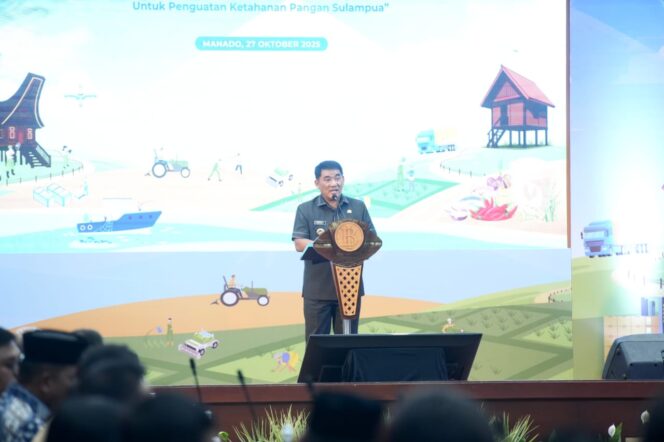 
 Gubernur Sulawesi Utara, Yulius Selvanus, membuka acara Gerakan Nasional Pengendalian Inflasi Pangan (GNPIP) dan rapat koordinasi Tim Pengendalian Inflasi Daerah wilayah Sulawesi, Maluku dan Papua (Sulampua) tahun 2025. 