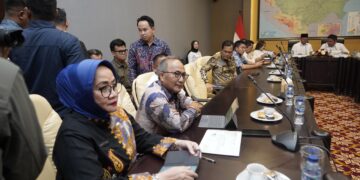 Sekda Muba Rakor RDTR dengan Menteri Agraria dan Tata Ruang