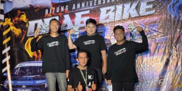 Raih Podium Drag Race 2025 Kota Bitung, Ain Gallang Curi Perhatian Pecinta Otomotif Sulut