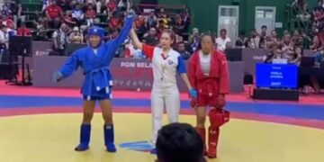 Raih Medali Emas, Atlet Sulut Jovanda Prisilia Jawara Sambo Putri PON 2025