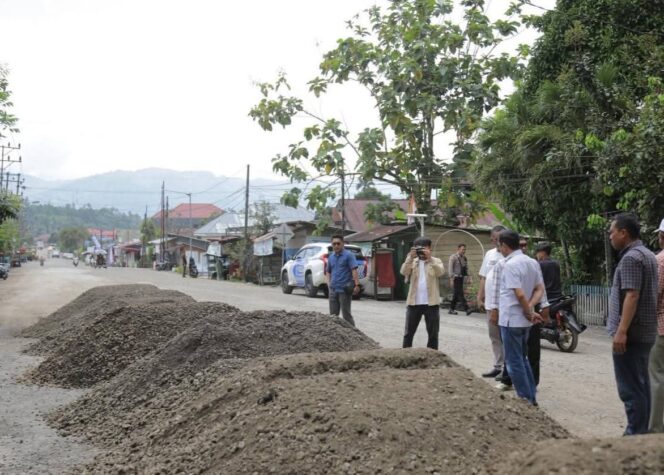 
 Walikota Kotamobagu Tinjau Proyek Jalan Upai, Pontodon dan Bilalang