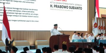 Taklimat Prabowo, Yulius: Gerindra Sulut Satu Komando