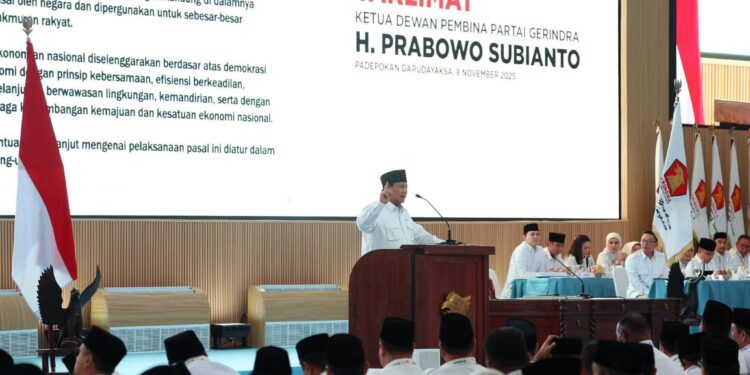 Taklimat Prabowo, Yulius: Gerindra Sulut Satu Komando