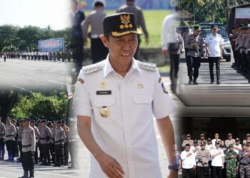 Komitmen Lindungi Warga dari Bencana Alam, Pemkab Bolsel dan Polres Gelar Apel Bersama