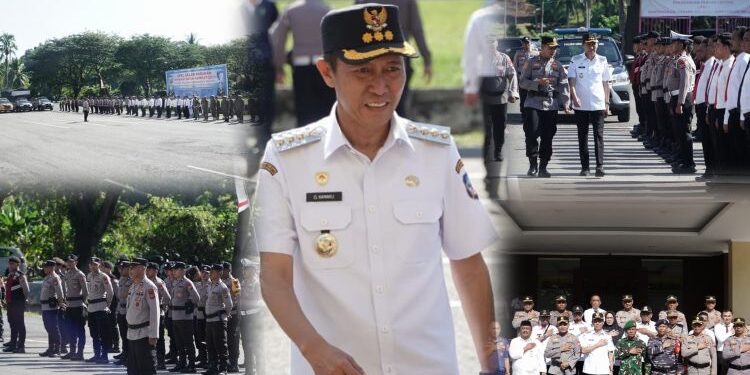 Komitmen Lindungi Warga dari Bencana Alam, Pemkab Bolsel dan Polres Gelar Apel Bersama