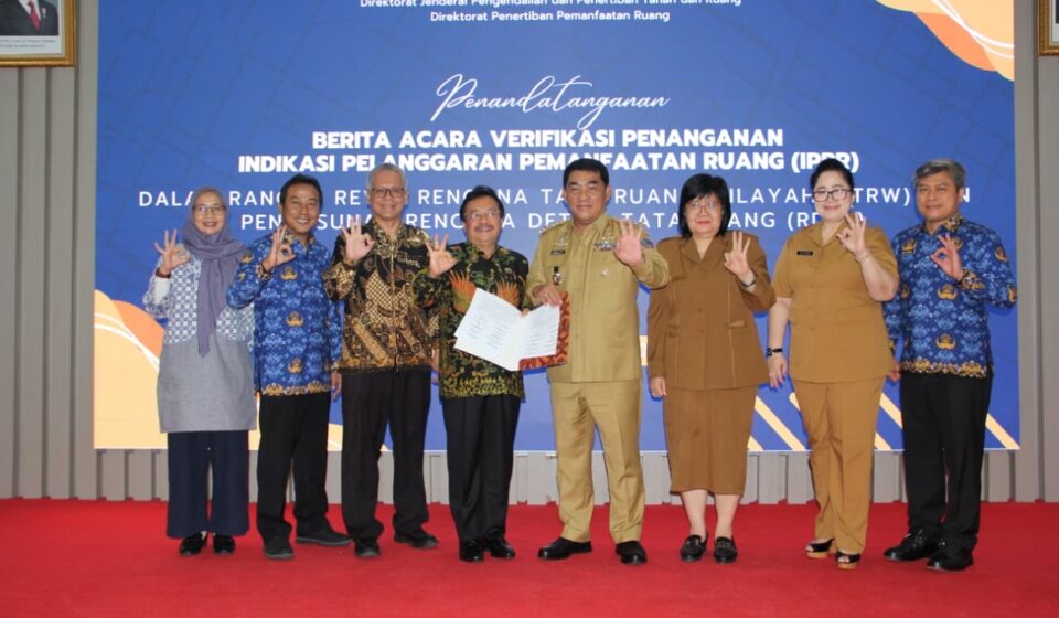 8 IPPR Disahkan, Gubernur Yulius Targetkan RTRW Sulut Ditetapkan Akhir 2025