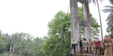 Wali Kota Tinjau Kondisi Jembatan Gantung yang Ambruk di Mongondow