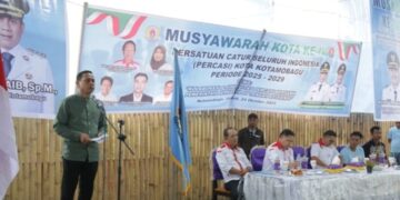 Weny Gaib Buka Musyawarah Percasi Kota Kotamobagu