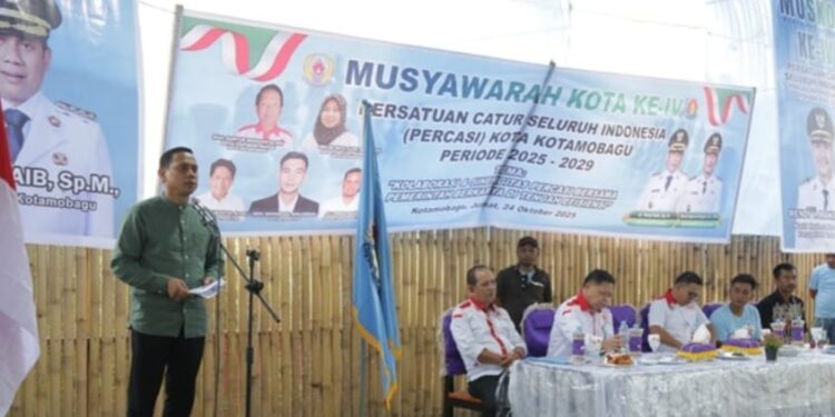 Weny Gaib Buka Musyawarah Percasi Kota Kotamobagu
