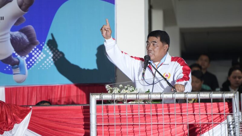 Gubernur Yulius Bakar Semangat Atlet di Pembukaan Porprov Sulut XII 2025