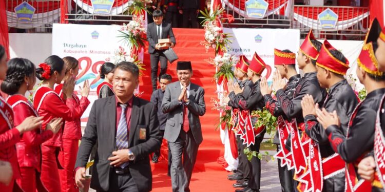 Bupati Bolsel Hadiri HUT ke-22 Kabupaten Minut