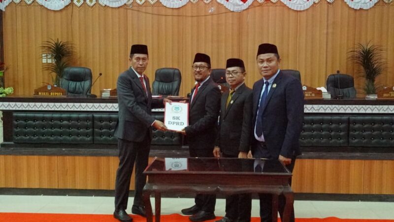 DPRD Bolsel Tetapkan Tiga Ranperda