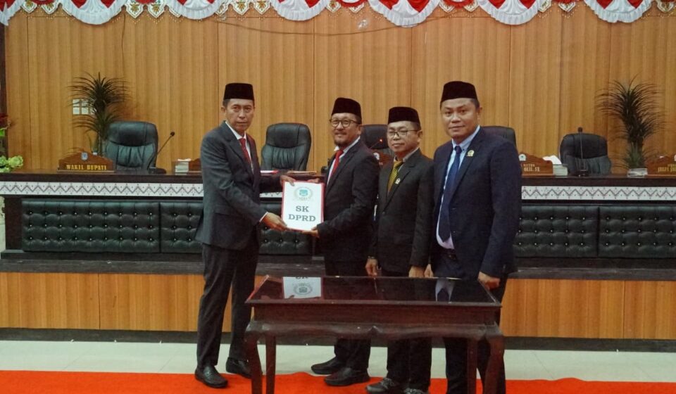 DPRD Bolsel Tetapkan Tiga Ranperda