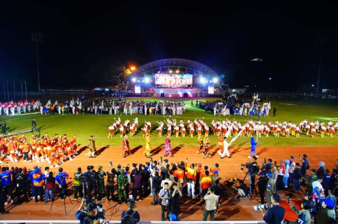 
Pembukaan Porprov Sumsel di Kabupaten Musi Banyuasin.