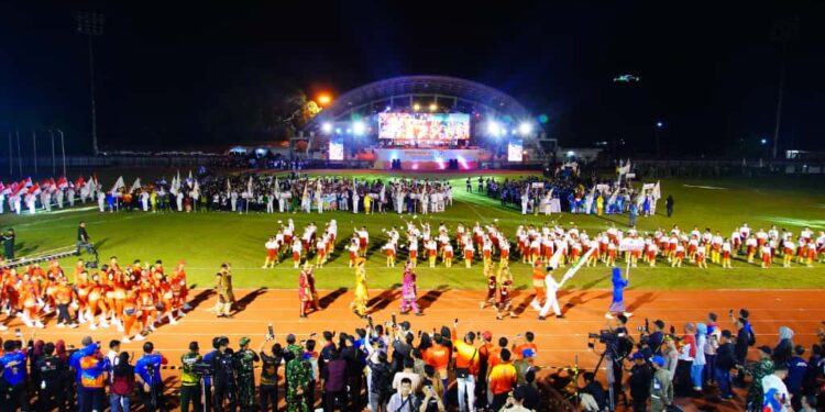 Spektakuler! Pembukaan Porprov ke-XV di Muba Berlangsung Meriah
