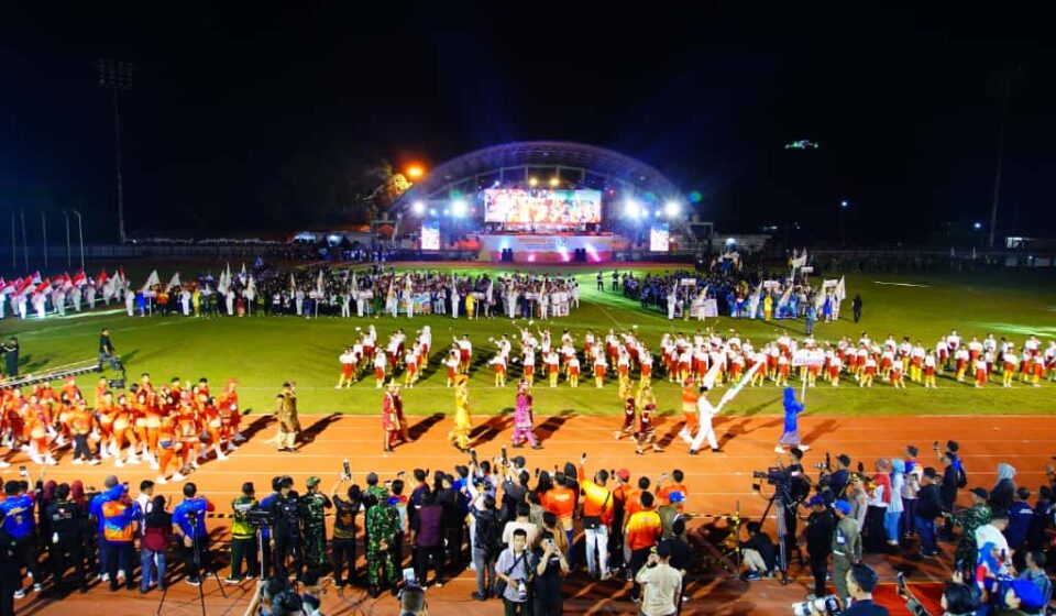 Spektakuler! Pembukaan Porprov ke-XV di Muba Berlangsung Meriah