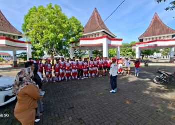 KONI Bolsel Lepas Kontingen Kloter III Menuju Porprov Sulut