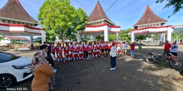 KONI Bolsel Lepas Kontingen Kloter III Menuju Porprov Sulut