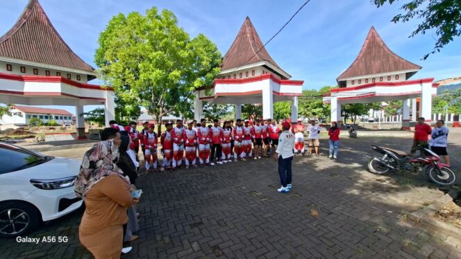 
KONI Bolsel Lepas Kontingen Kloter III Menuju Porprov Sulut
