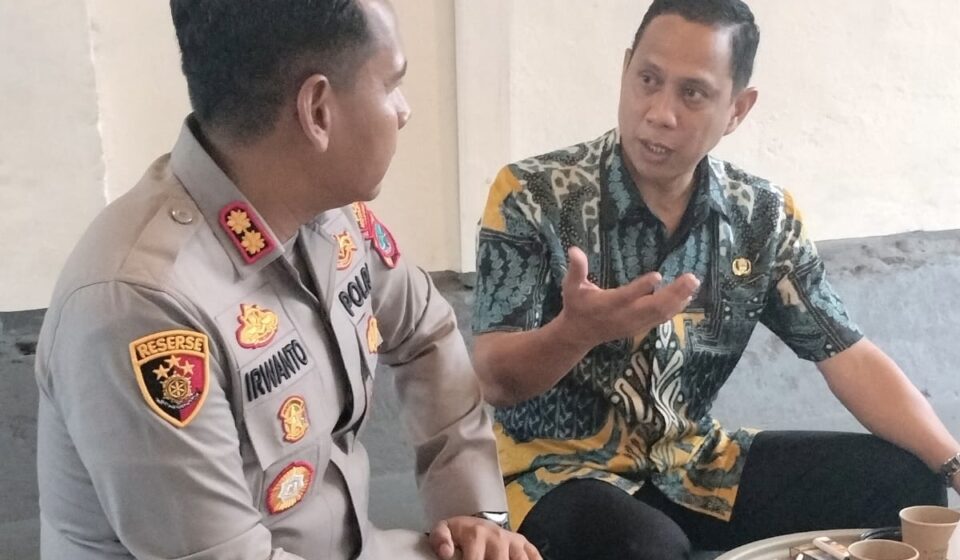 Pererat Silaturahmi, Kapolres Kotamobagu Ngopi Bareng Wali Kota