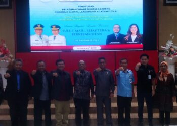 Tutup Pelatihan DLA, Sekprov Sulut Dorong Peserta Wujudkan Solusi Berkelanjutan, Tanamkan Etika Digital dan Jadikan Chief Inovator