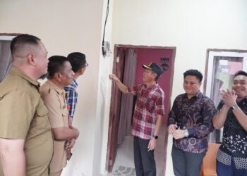 Bupati Bolsel Resmikan Penyalaan Listrik Korban Banjir Bandang 2020 di Desa Pakuku Jaya