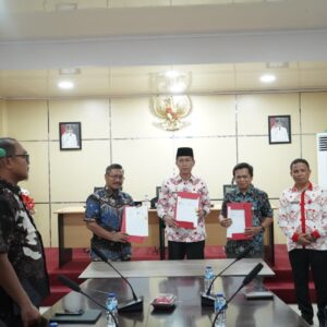 Pemda Bolsel Hibahkan 3 Hektar Lahan Pembangunan Gudang Bulog